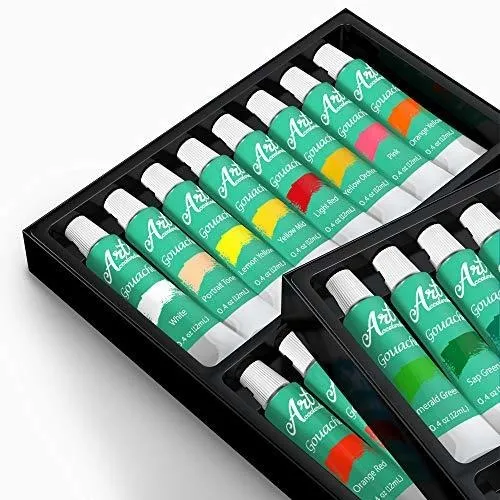 Pintura De Tela Juego De Pintura Gouache - Kit De 32 Colores