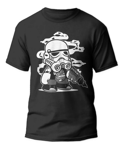 Polera Star Wars Bebop Trooper Hombre Niño Algodón Ters