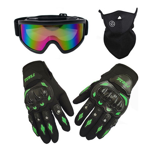 Ok Guantes Para Montar En Moto  Gafas Y Máscara