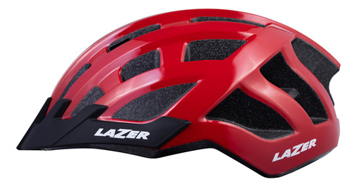 Casco Bicicleta Lazer Compact Red Certificado Mtb Ruta