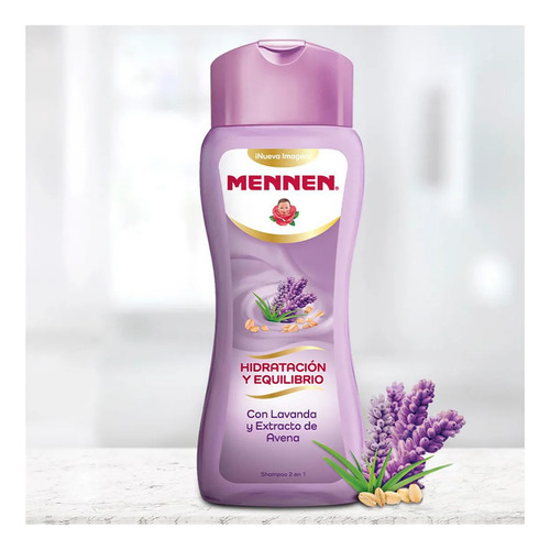 3 Shampoo Mennen Hidratación Y Equilibrio Lavanda 700ml