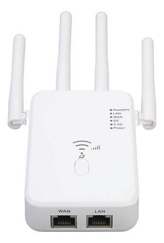 Extensor Wifi 1200 Mbps, 2,4 G, 5 G, Puerto Lan Wan De Doble