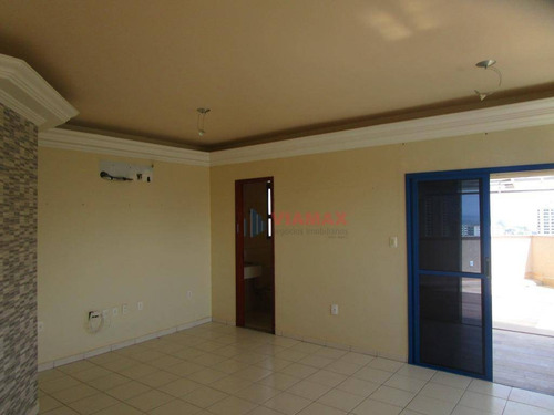 Imagem 22 de 30 de Cobertura Com 2 Dormitórios (1 Suíte), Com Terraço E Churrasqueira No Jardim Aquarius, São José Dos Campos. - Co0049