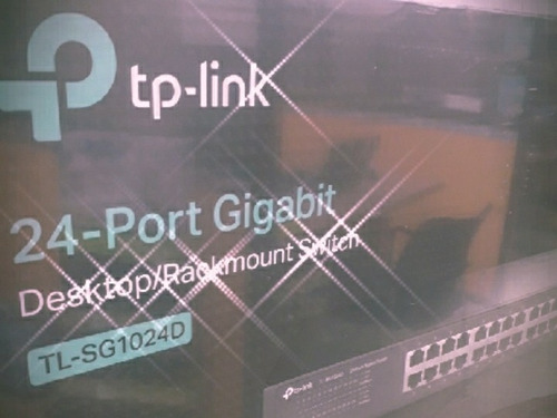 Switch 24 Tp-link Tl-sg1024d 24 Puertos Gigabit 100/1000