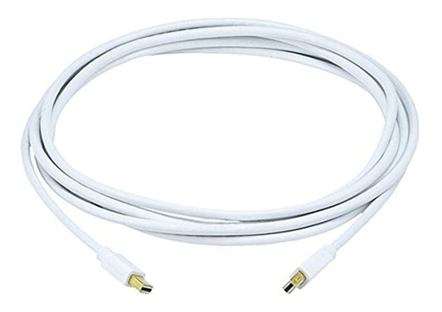 Cable Mini Displayport (32 Awg, 10 Pies), Color Blanco