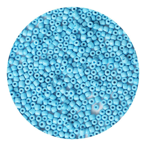 Perlas De Semillas De 4 Mm De Color Azul Claro Opaco Bala&fi