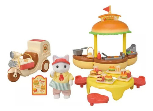 Sylvanian Families / Ternurin Gato Carro De Hamburguesas2024