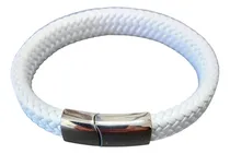 Comprar Pulsera De Cuero Legitimo Y Broche De Acero Inoxidable
