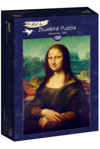 Rompecabezas Mona Lisa 1503 Da Vinci Bluebird 1000 Pz