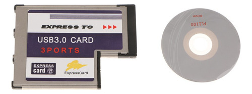 Tarjeta Expresscard Express De 54 Mm Oculta Con 3 Puertos Us