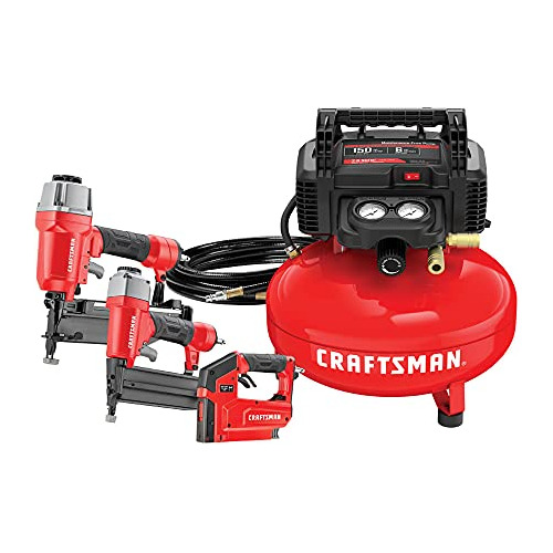 Kit De Compresor Craftsman Combinado, 6 Galones, 3 Herramien