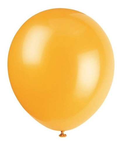 Globos Perlados Color Naranja 12 Pulgadas X 50 U Decoración
