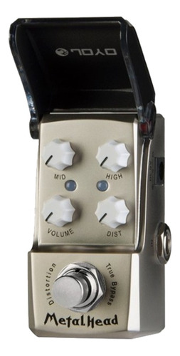 Imagen 2 de 2 de Pedal de efecto Joyo Ironman MetalHead JF-315 plateado