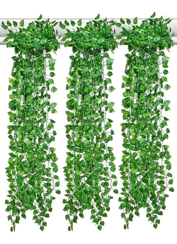 Imagen 3 de 9 de Jardin Vertical Enredadera Artificial X 2,10 Ms #90211