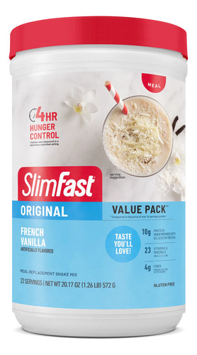 Slim Fast Vainilla Polvo Parar Malteadas 364g Diabetic Usa