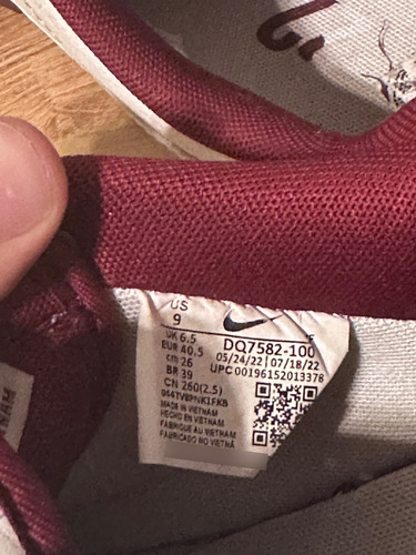 Nike Air Force 1 07 Talle 9 Us (26cm Plantilla) (Usado)