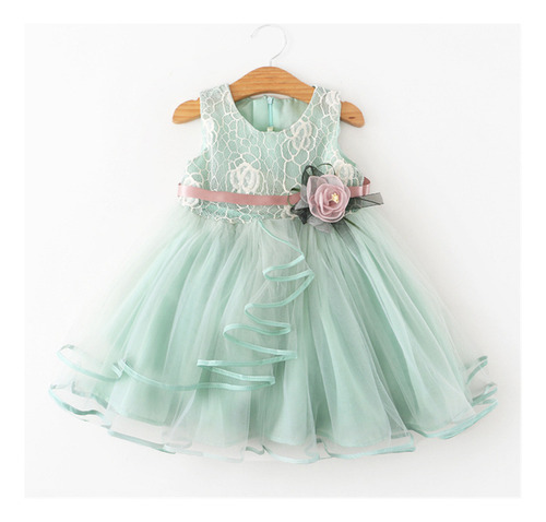 Vestidos Infantis Forrados, Tutues Florais De Renda Princesa