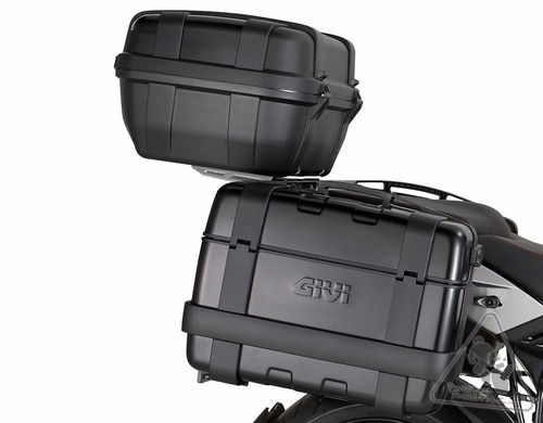 Imagen 6 de 8 de Baul Trasero O Lateral Givi Trk33b Negros Monokey Cts