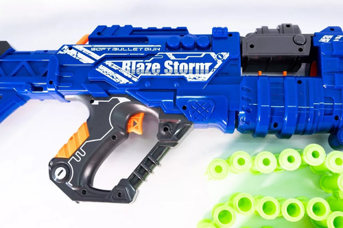 Pistola Lanzadardo Blaze Storm Automatica Recargable 58cm