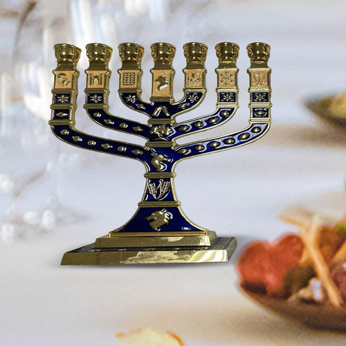 Para Candelabro Menorah Candelabro Presentes Decorativo