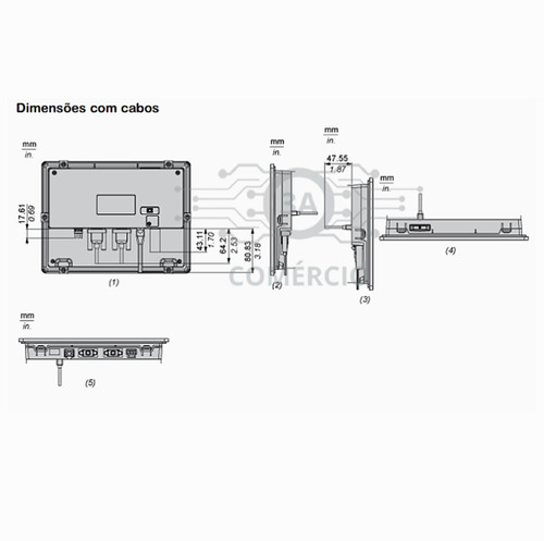 Ihm Schneider Gxu5512 Hmigxu5512 Rs485/422/232 Ethernet Usb