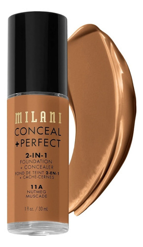 Conceal + Perfect 2-in-1 Foundation + Concealer Tono 11a Nutmeg