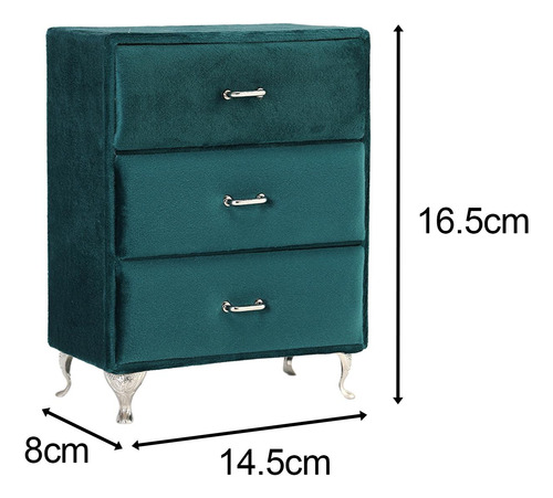 Miniatura Muñecas Accesorios Gabinetes De Pisos Verde