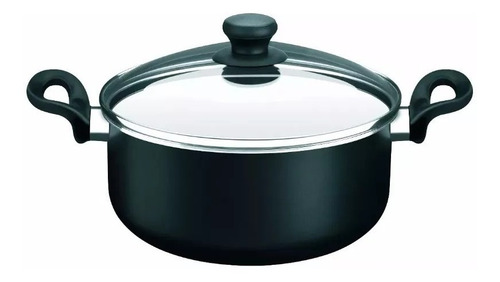 Cacerola Tefal Antiadherente Tapa Vidrio 24cm T-fal Pratika