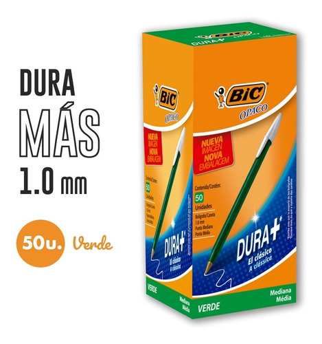 Bolígrafo Bic Trazo Medio X50 Unidades Caja Mayorista