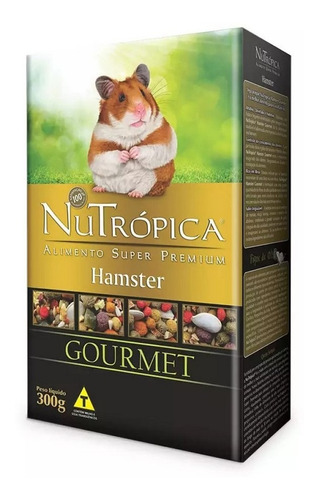 Nutrópica ração para hamster Gourmet 300gr