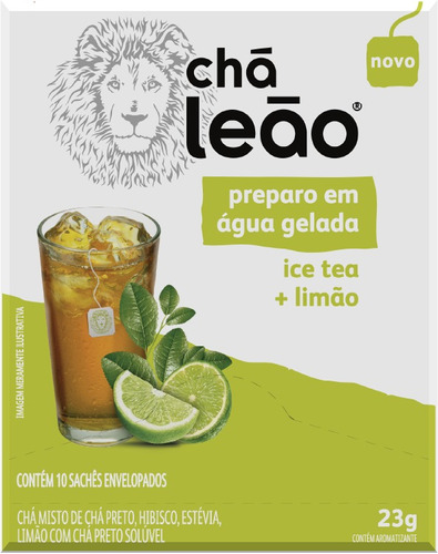 Chá Leão Água Gelada - Ice Tea E Limão 10 S L