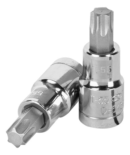 Dado Punta Torx Convexa T55 Cuadro 1/2´ Acero Pulido 13440