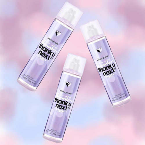 Set Ariana Grande Thank U Next Body 3pcs 236ml C/u