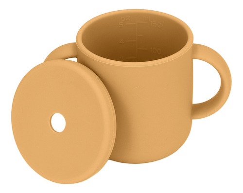 Taza De Silicona Para Entrenamiento, Color Caqui, Con Mango
