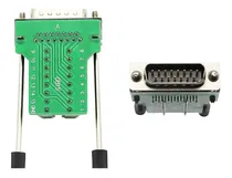 Comprar Conector Db9 Macho Serial Con Borneras Y Carcas