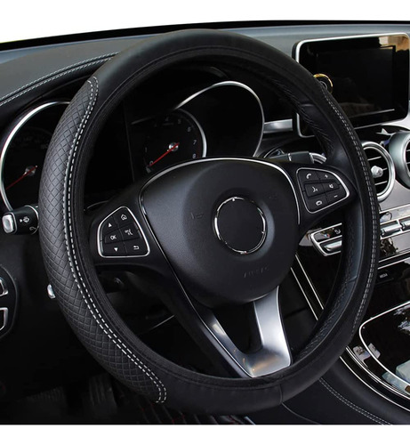 Leather Car Steering Wheel Cover, Classical Leather Autom Aa