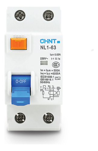 Disyuntor 2x40amp Superinmunizado Chint
