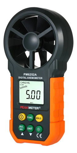 Yn Anemómetro Peakmeter Cfm Portátil Mide Velocidad Del