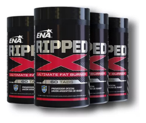 Quemadores Ripped Ena Natural Te Verde Y Pimiento X 60 Cap. Sin Sabor