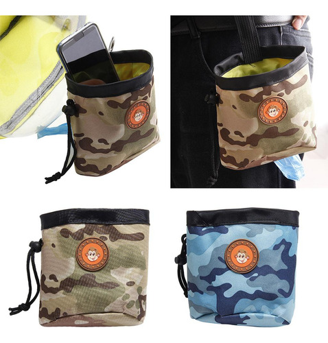 2pcs Pequeño Snack Riñonera Bolsa Perro Bag Para Mascotas
