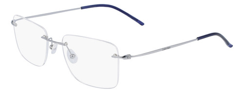 Óculos De Grau Calvin Klein Titanium Ck22125tb 414 52 Cor Prateado