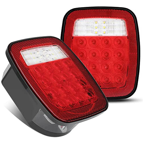 Luces Traseras Universales De 38 Led Wrangler Yj Tj Cj,...