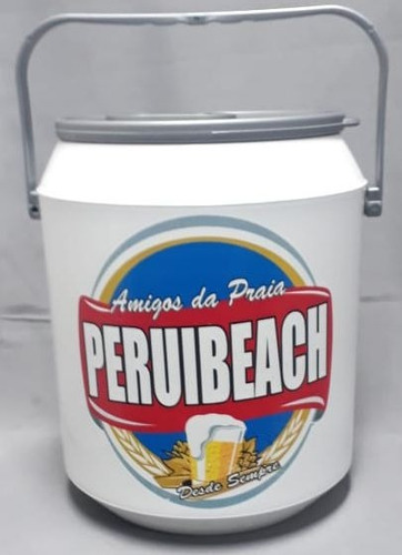 Cooler Térmico Para 10 Latas Personalizado Cor Branco
