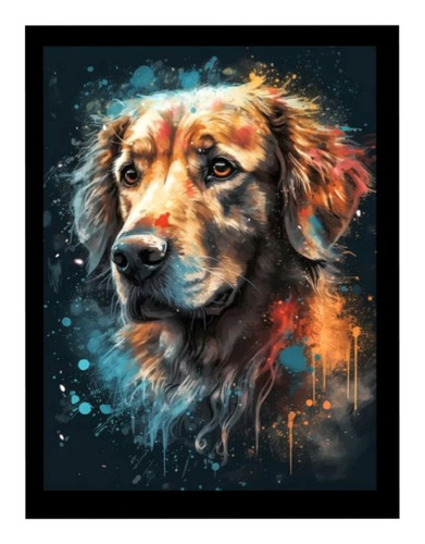 Diamond Painting O Bordado Perro Golden Retriever 30x40