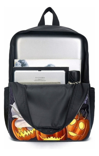 Mochila escolar casual Nightmare Before Christmas, Jack Skellington Color Bowl