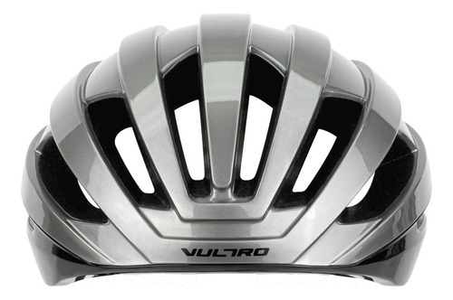 Capacete De Ciclismo Razor Cinza E Preto - Vultro M