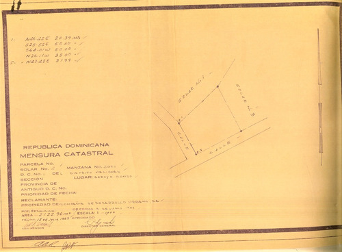 Vendo Unico Y Exclusivo Solar En Cuesta Hermosa I De 2122 Metros De Esquina