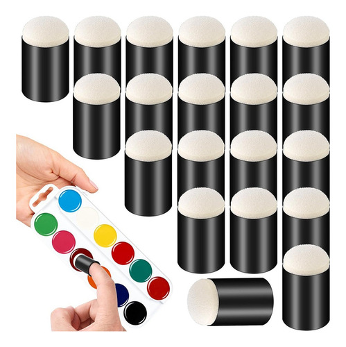 Esponja De Pintura A Dedo Baidai, Pacote Com 20, Esponja