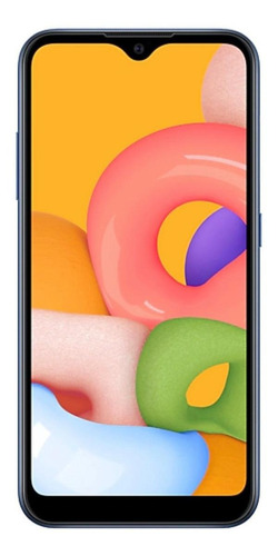 Imagem 1 de 4 de Smartphone Samsung Galaxy A01 32 Gb Azul 2 Gb Ram 