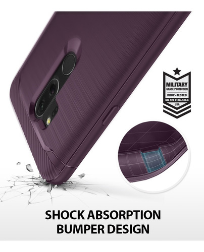 Capa LG G7 Thinq | Ringke Onyx + Película Hprime Curves Pro